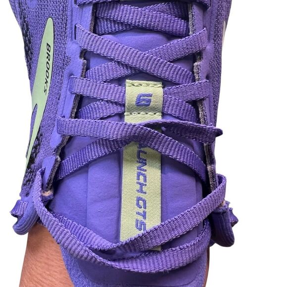 Brooks Launch GTS 9 Womens 7.5 B Purple Running Shoes Athletic 1203741B525 - Picture 6 of 15